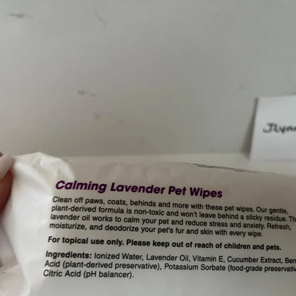 Best Pet wipes Calming Lavender 100 Count New!, Calming dog wipes large size